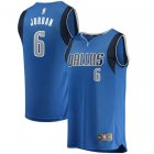 Camiseta DeAndre Jordan 6 Dallas Mavericks Icon Edition Azul Hombre